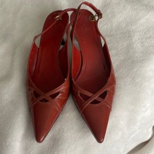 Gucci  sling back heels